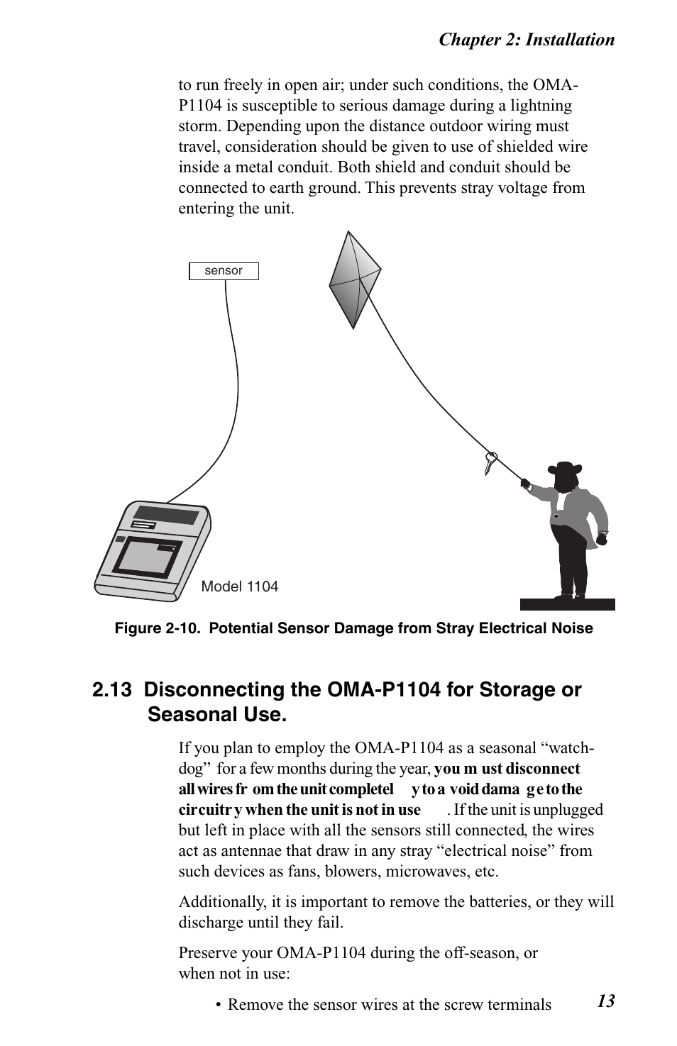 13 disconnecting for storage or seasonal use | Omega OMA-P1104 User Manual | Page 27 / 102