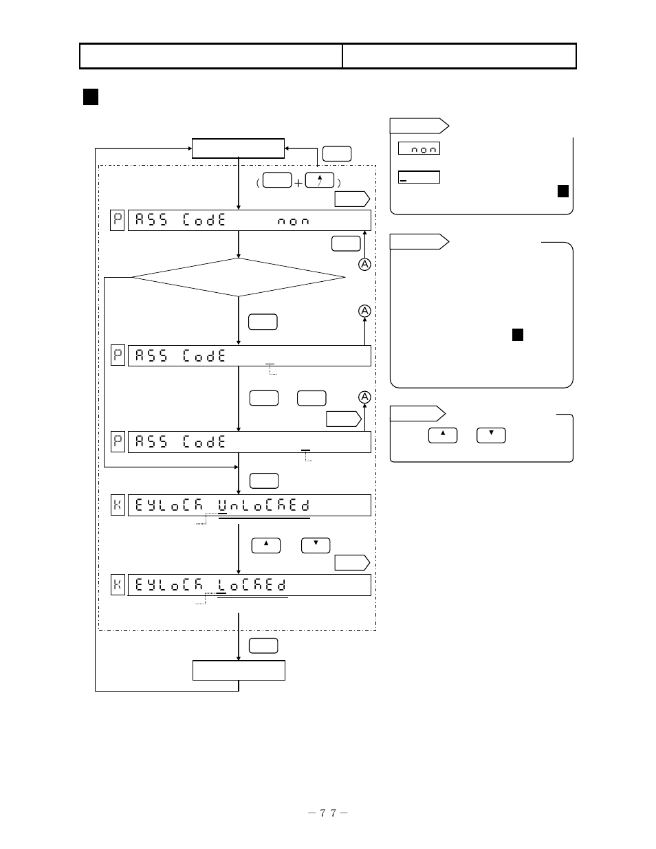 Other programming, 12 passcode/key lock | Omega RD200 User Manual | Page 81 / 134