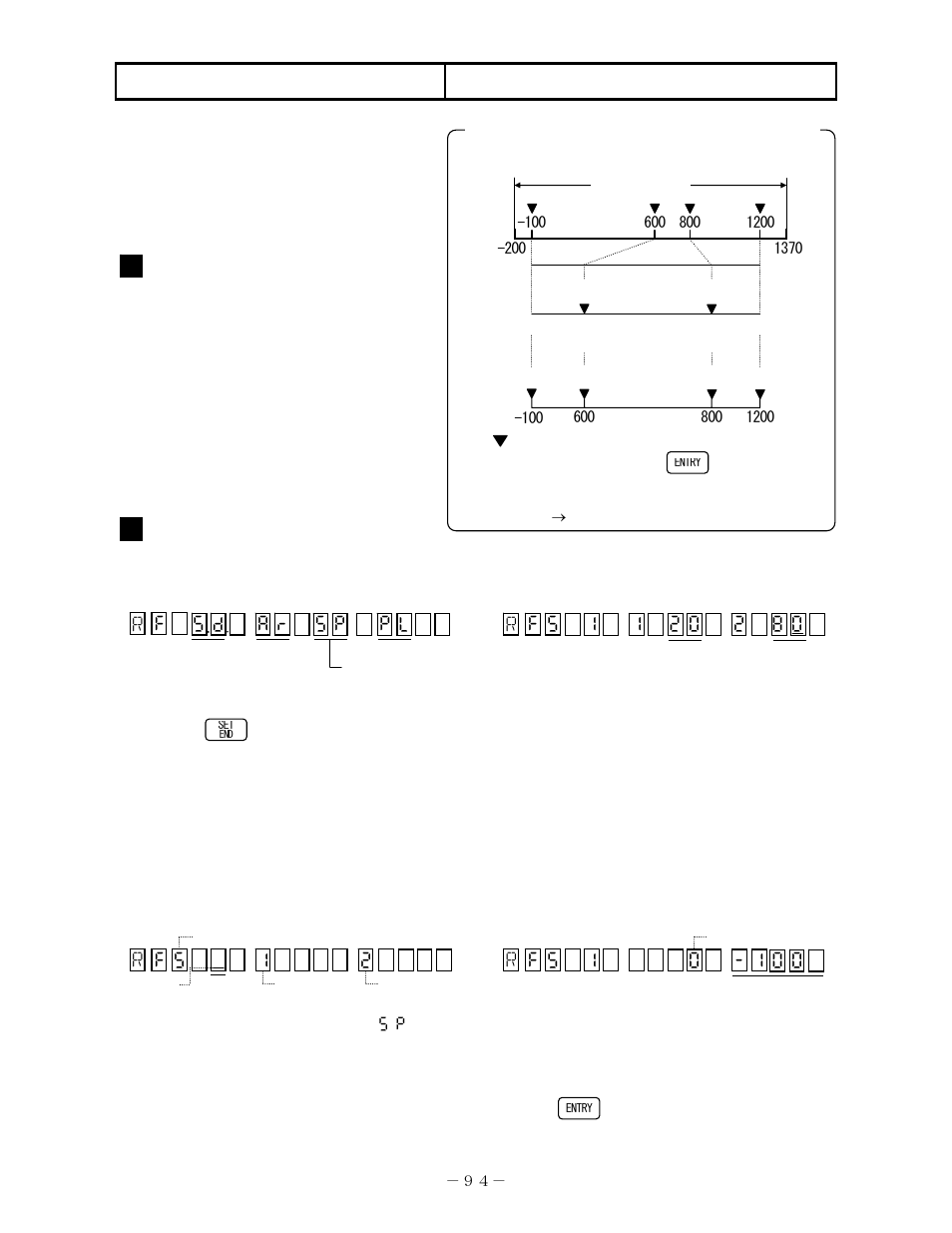 Printing format | Omega RD200 User Manual | Page 98 / 134