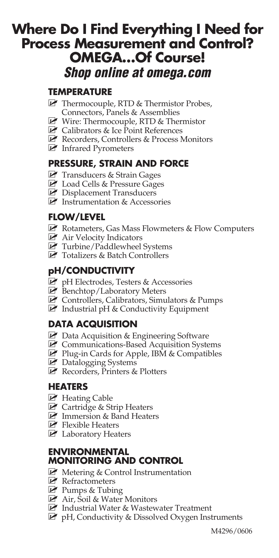 Omega OSXL685 User Manual | Page 20 / 20