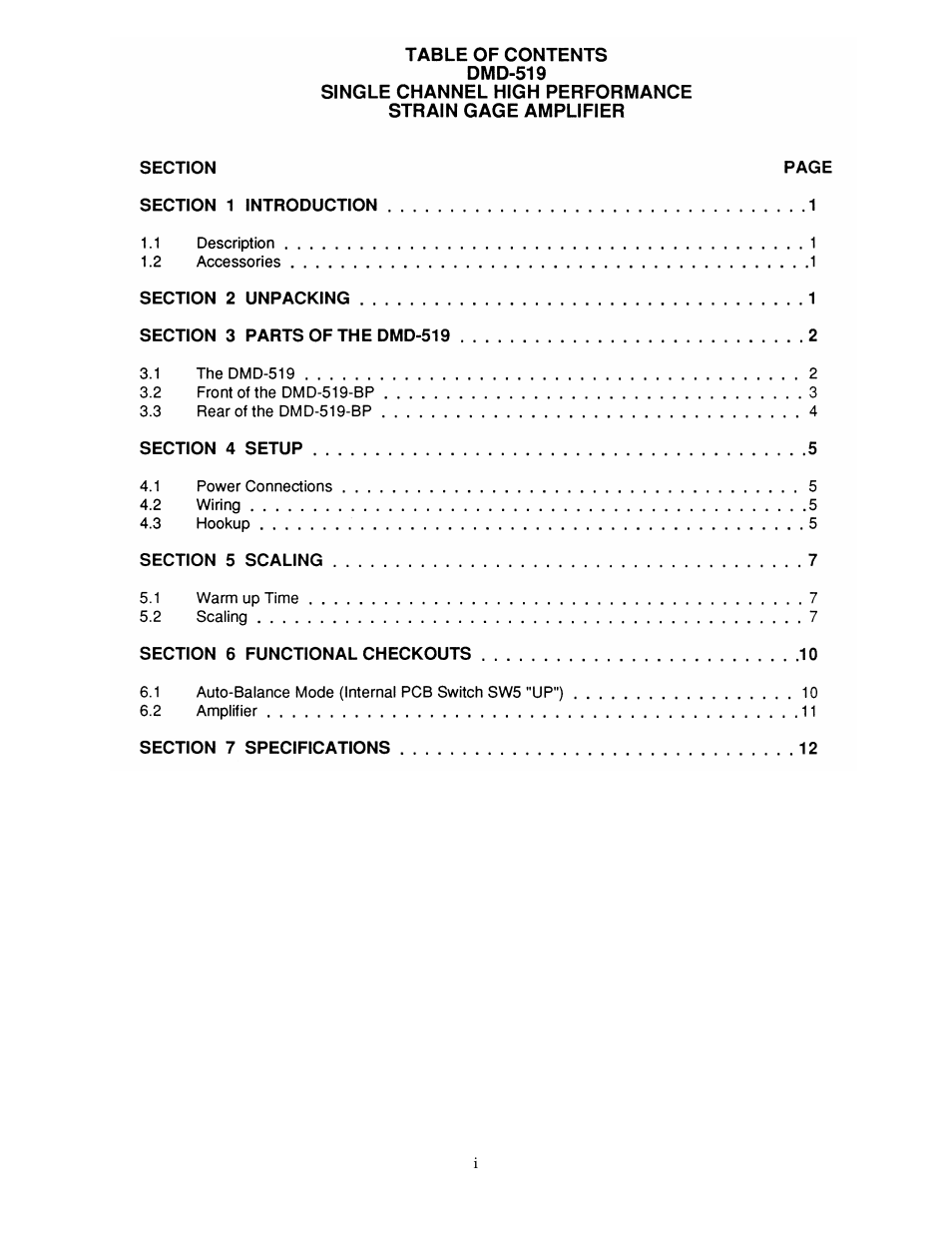 Omega DMD-519 User Manual | Page 3 / 20