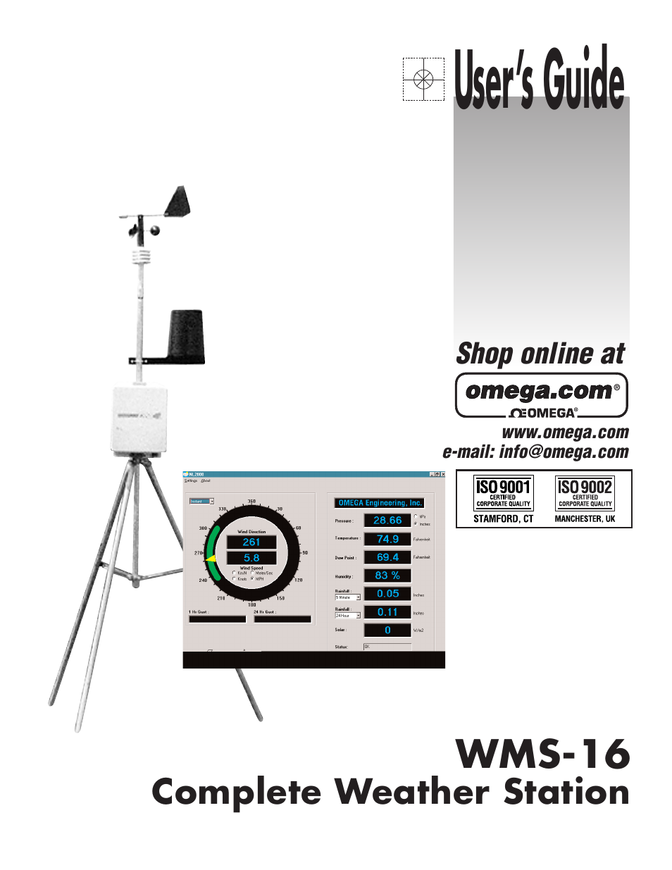 Omega WMS-16 User Manual | 23 pages