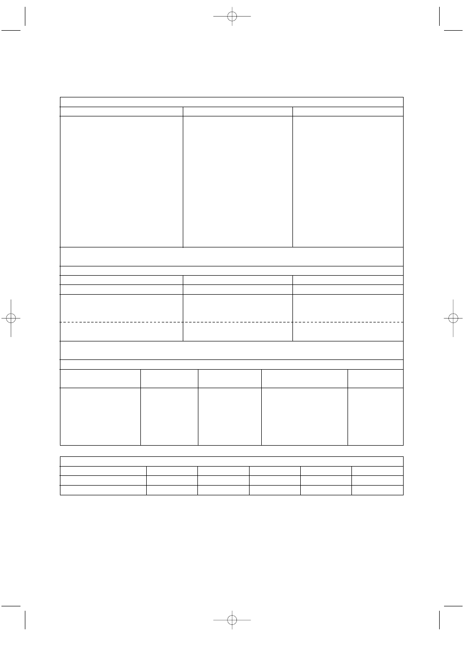 Cooking chart | Omega OA138X User Manual | Page 21 / 27