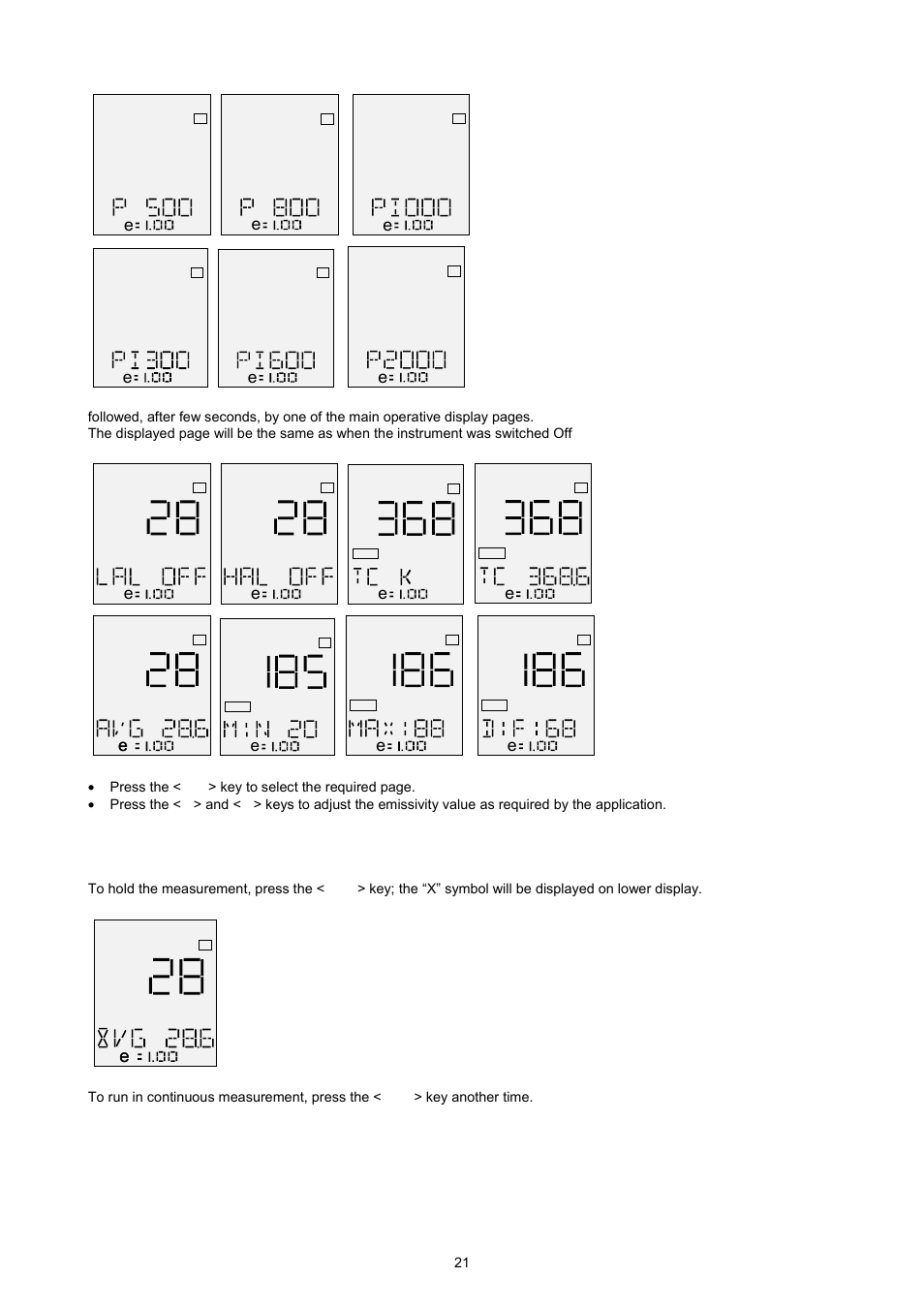 3 hold, 4 laser sighting | Omega OSP SERIES User Manual | Page 21 / 60