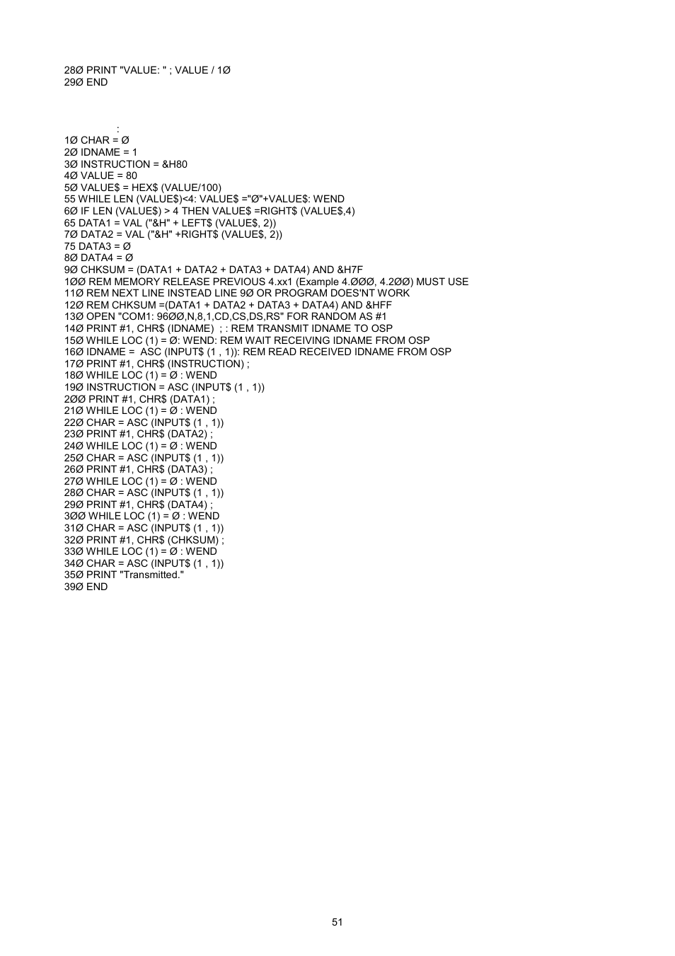 Omega OSP SERIES User Manual | Page 51 / 60