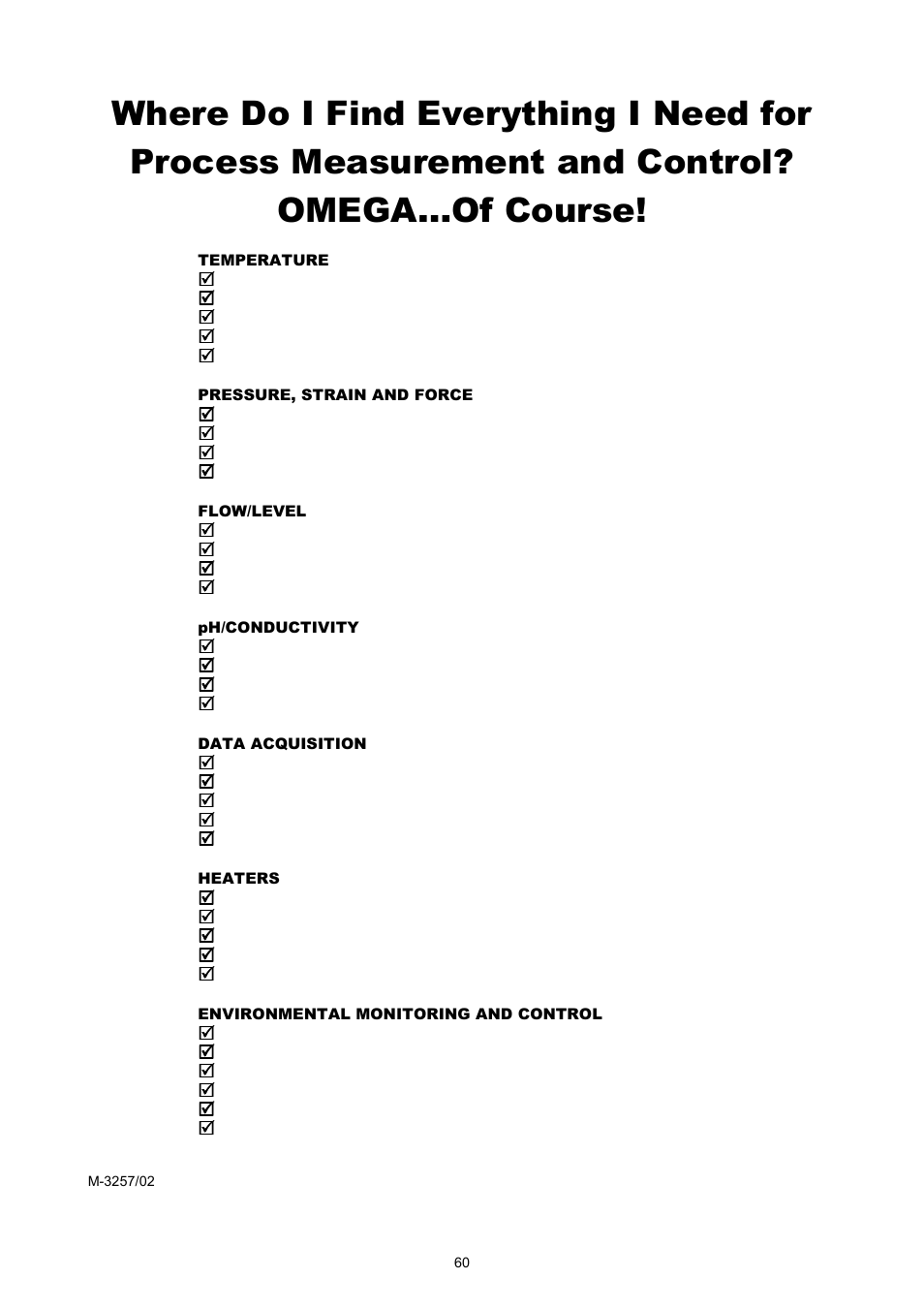 Omega OSP SERIES User Manual | Page 60 / 60