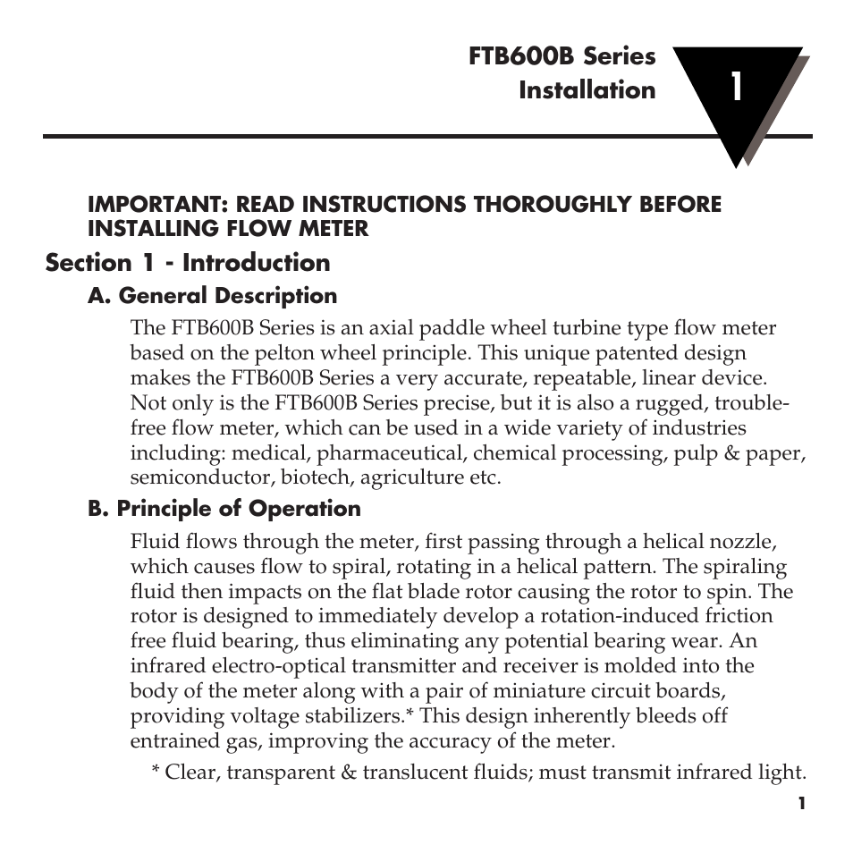 Omega FTB600B User Manual | Page 5 / 26