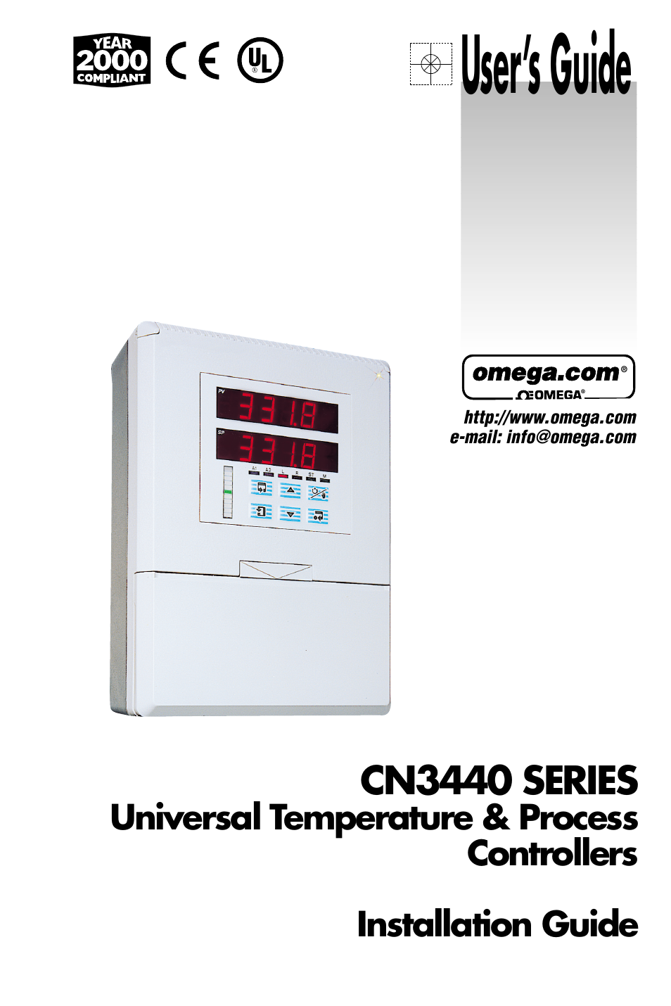 Omega CN3440 User Manual | 24 pages