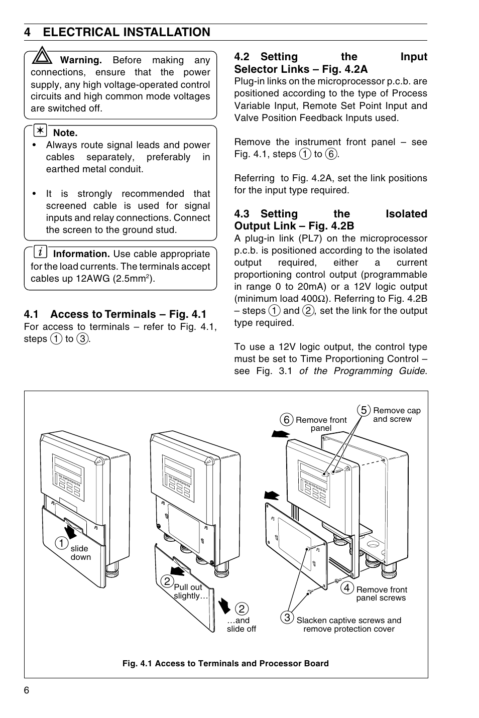 4electrical installation | Omega CN3440 User Manual | Page 8 / 24