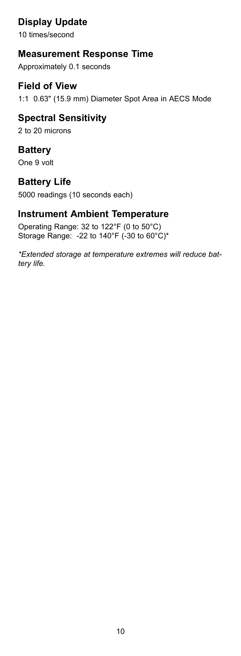 Omega OS950 User Manual | Page 15 / 18