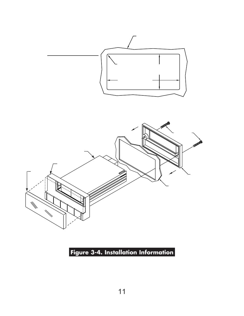 Figure 3-4. installation information | Omega DP119-RTD User Manual | Page 18 / 36