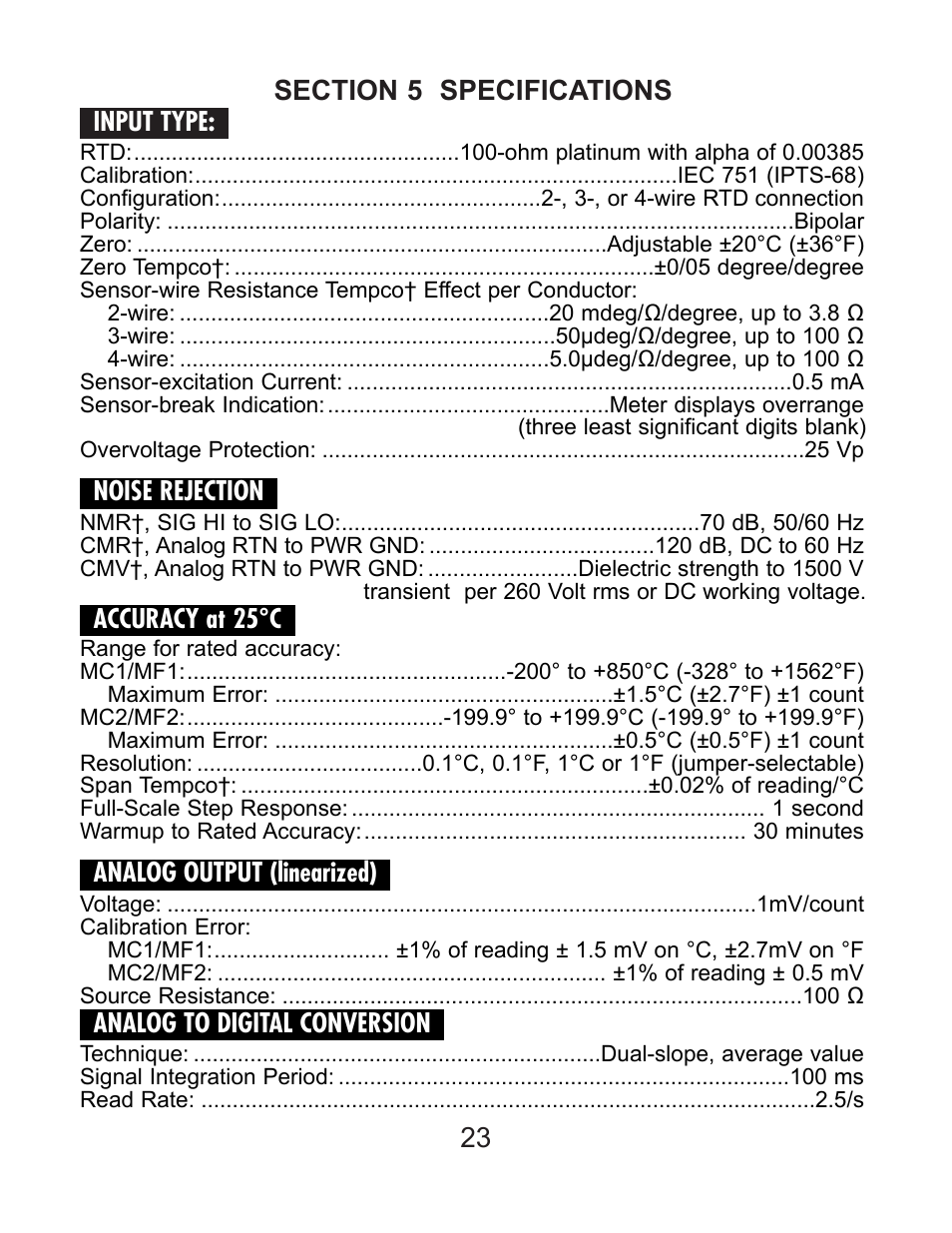 Omega DP119-RTD User Manual | Page 30 / 36