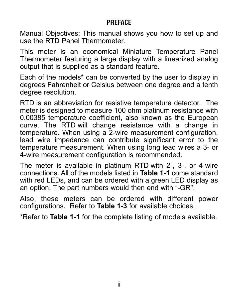 Omega DP119-RTD User Manual | Page 4 / 36