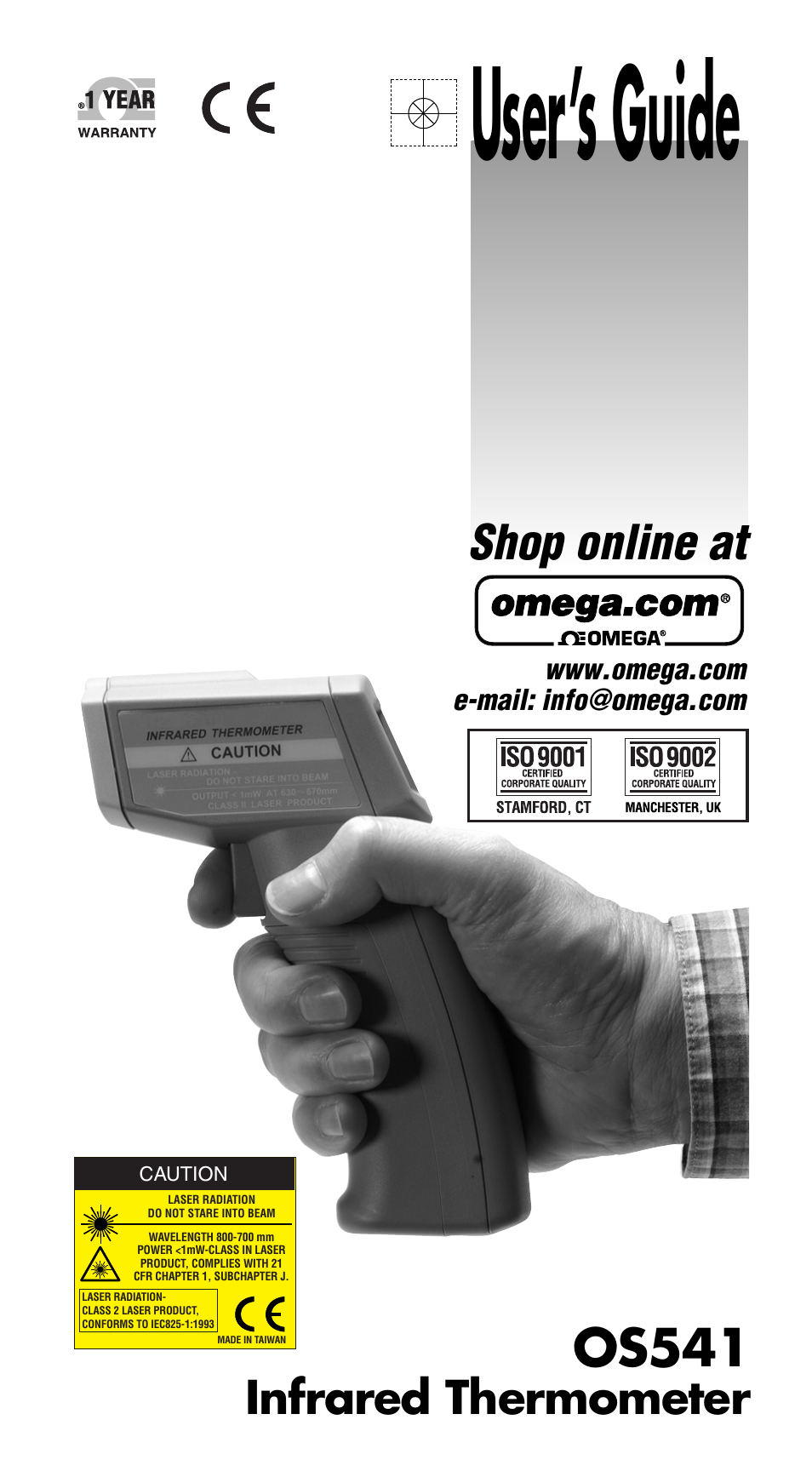 Omega OS541 User Manual | 10 pages