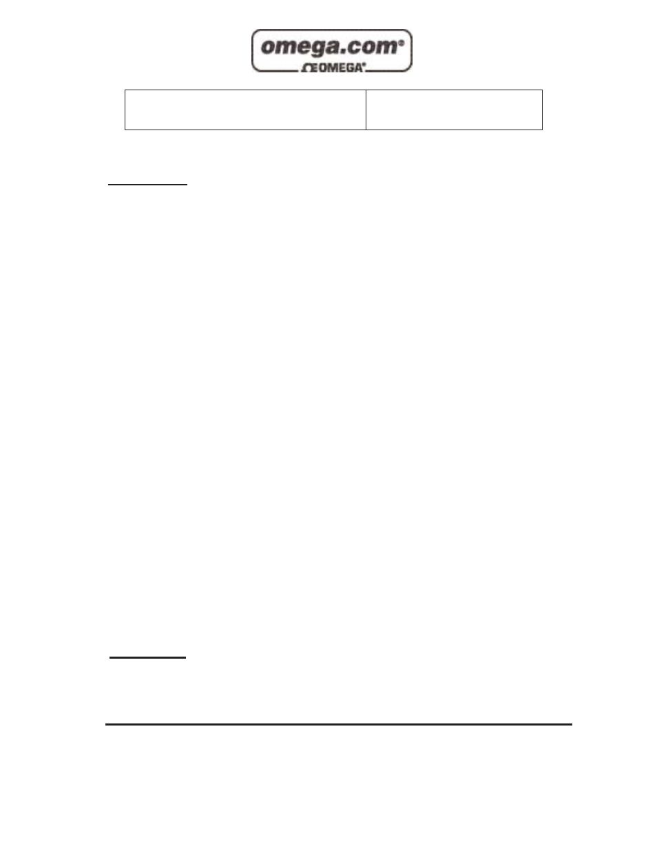 Servicing north america, For immediate technical or application assistance, Servicing europe | Omeganet | Omega 1002 User Manual | Page 2 / 48