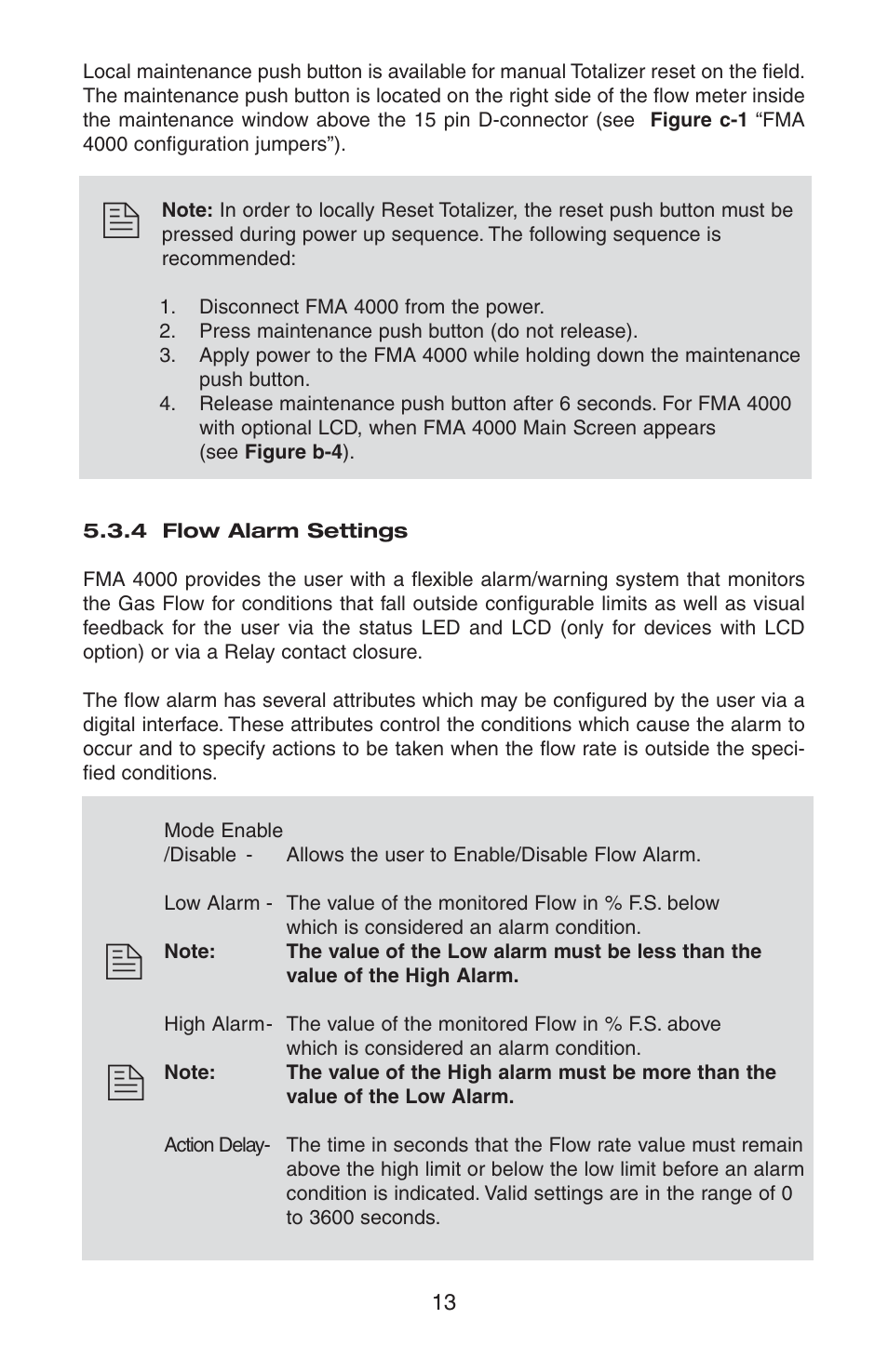 Omega FMA 4000 User Manual | Page 17 / 55