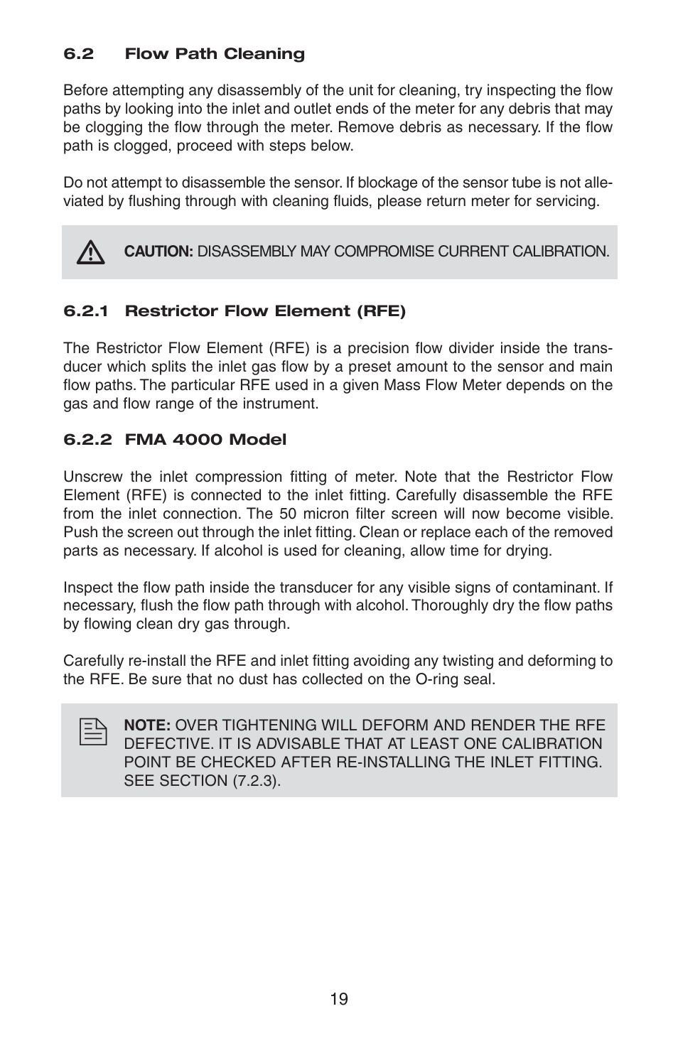 Omega FMA 4000 User Manual | Page 23 / 55