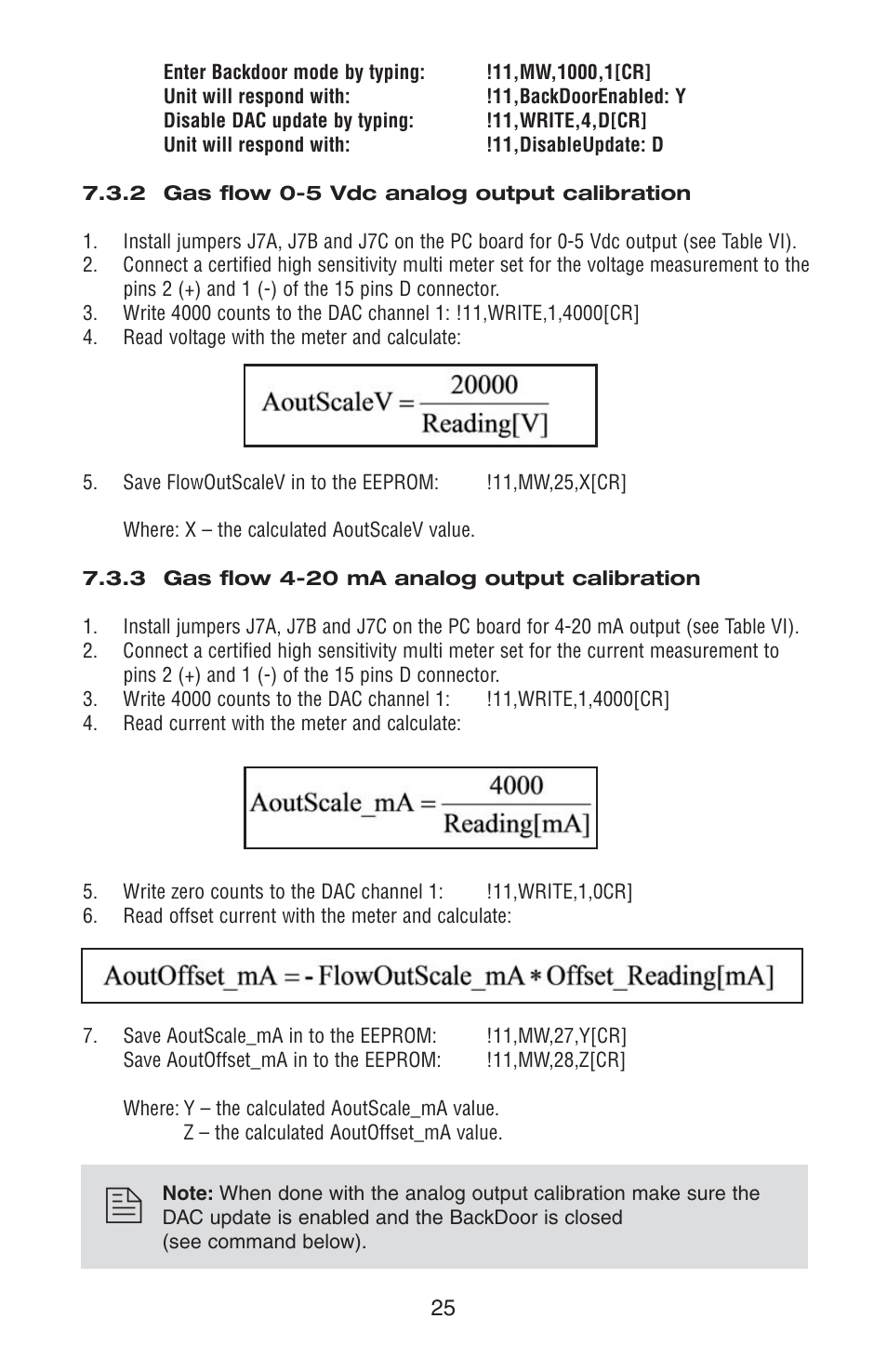 Omega FMA 4000 User Manual | Page 29 / 55