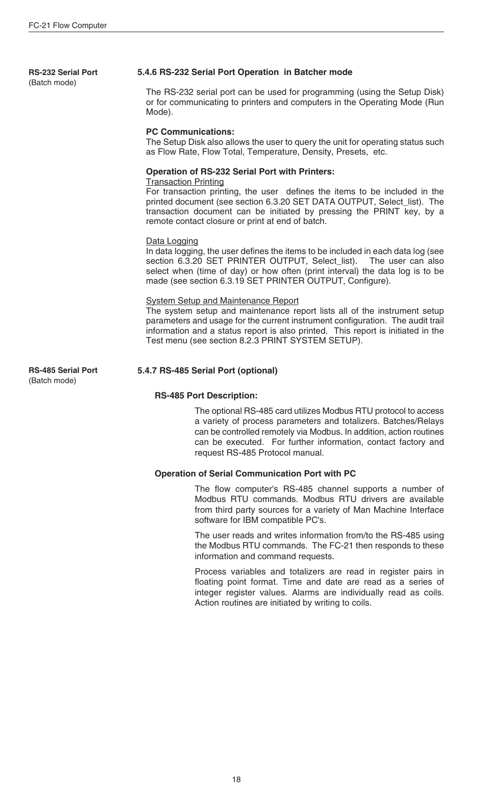 Omega FC-21 User Manual | Page 22 / 75