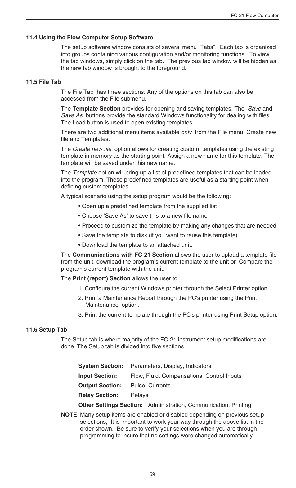 Omega FC-21 User Manual | Page 63 / 75