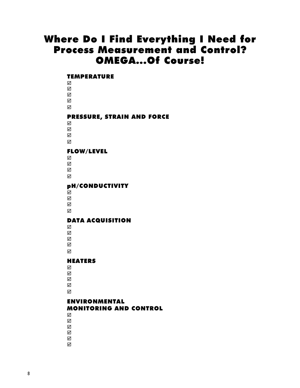 Omega DMD-476 User Manual | Page 8 / 8