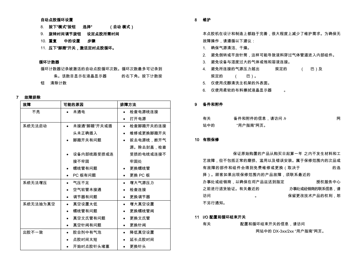 OK International DX-250 User Manual | Page 7 / 15