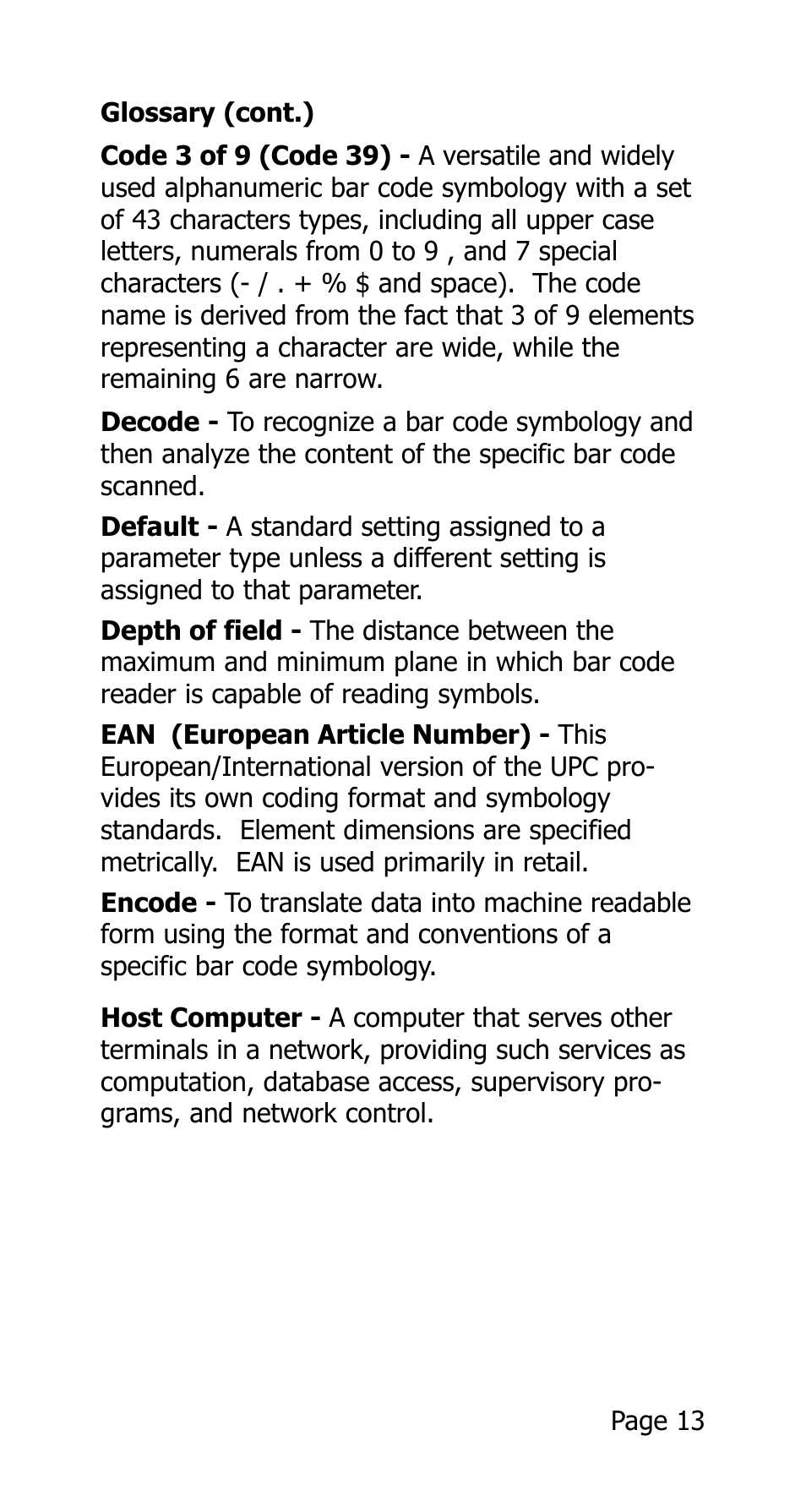 Opticon 25-WEDGE-04 User Manual | Page 17 / 47