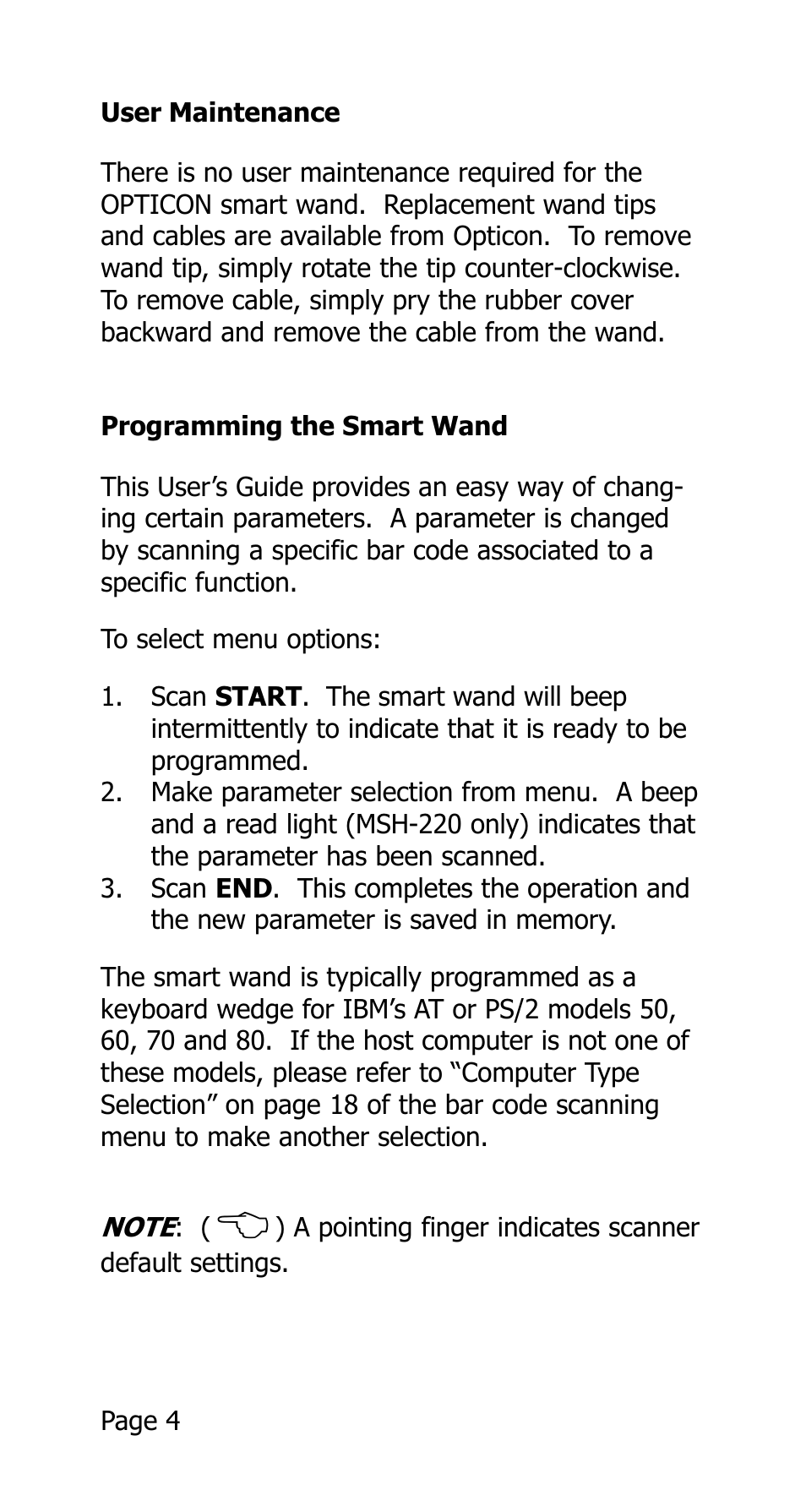 Opticon 25-WEDGE-04 User Manual | Page 8 / 47