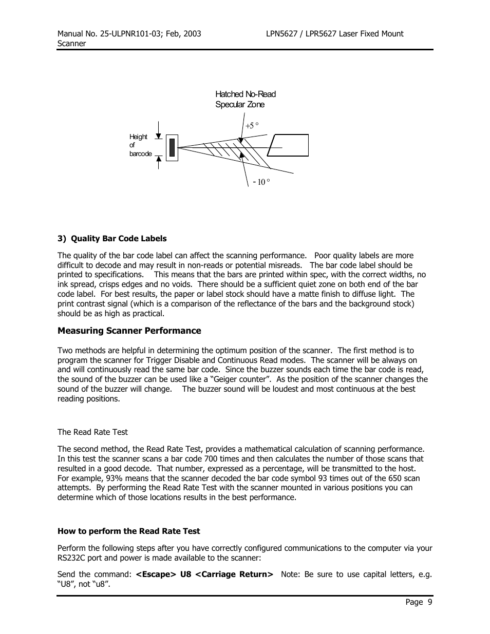 Opticon LPR5627 User Manual | Page 13 / 67