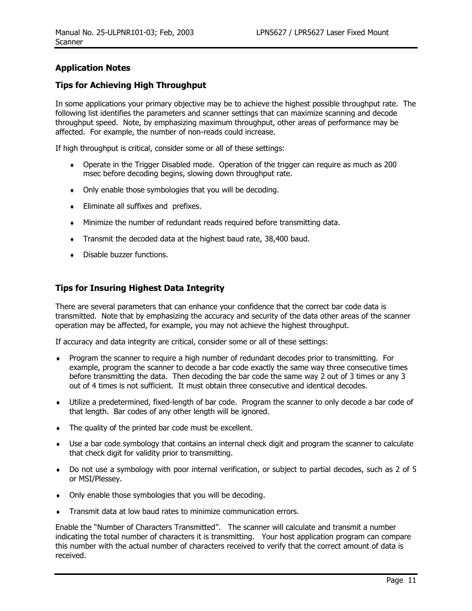 Opticon LPR5627 User Manual | Page 15 / 67