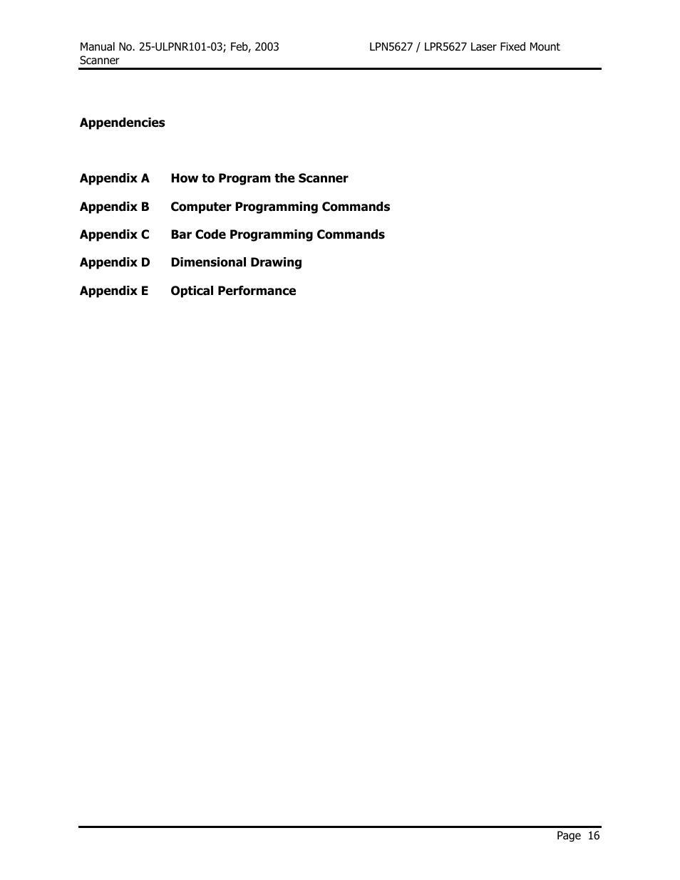 Opticon LPR5627 User Manual | Page 20 / 67