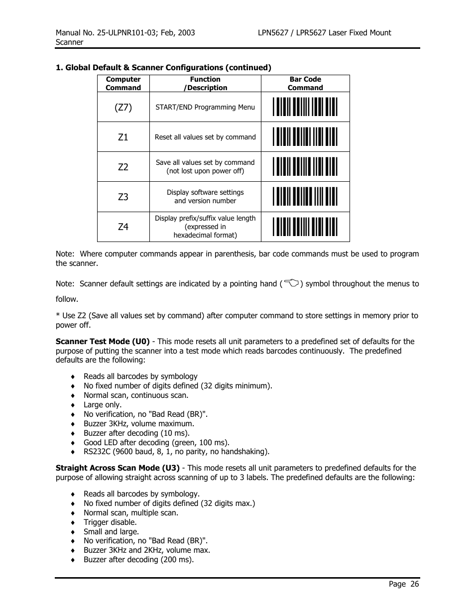 Opticon LPR5627 User Manual | Page 30 / 67