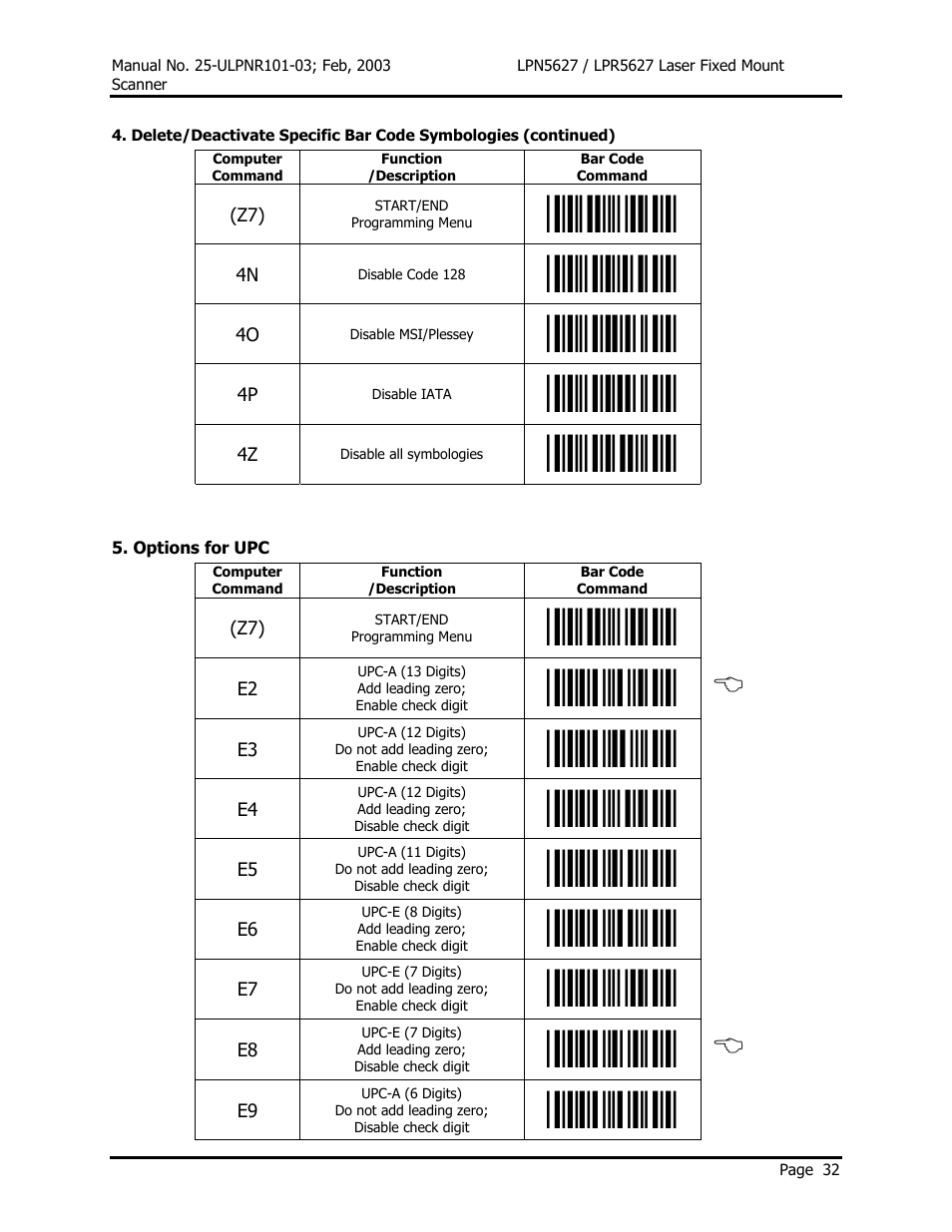 Opticon LPR5627 User Manual | Page 36 / 67