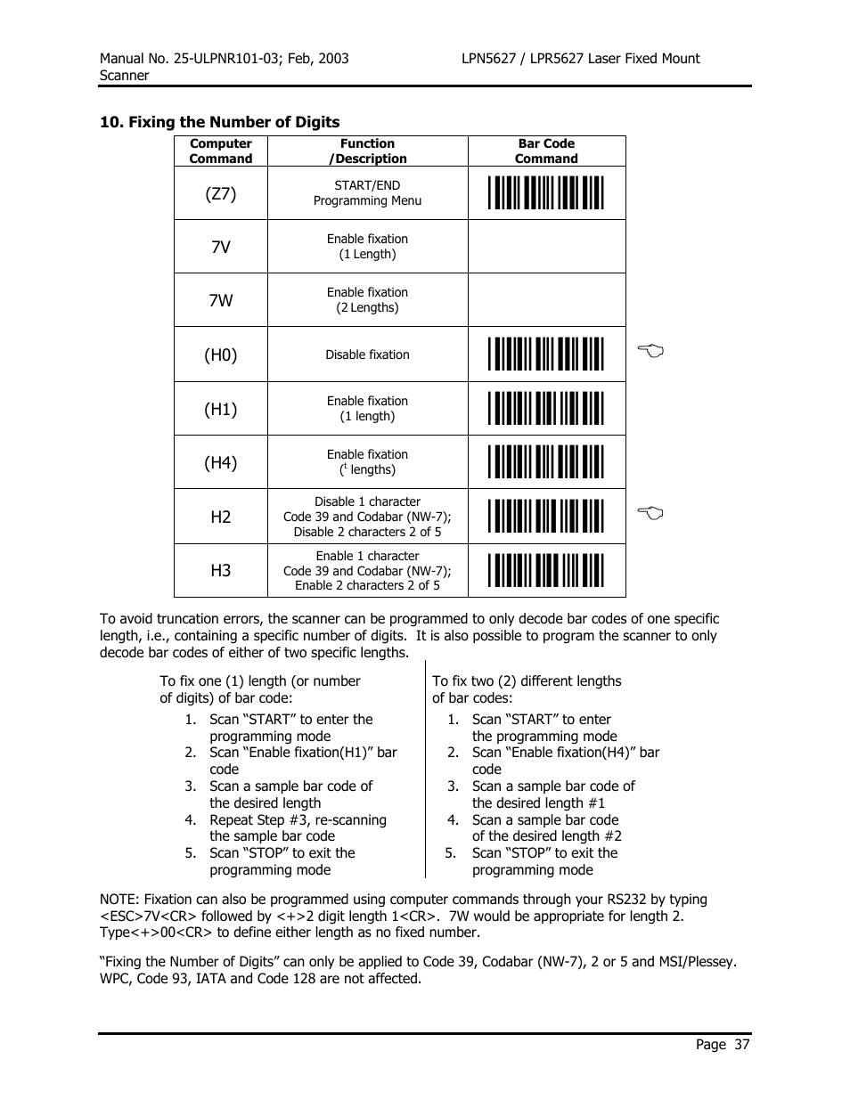 Opticon LPR5627 User Manual | Page 41 / 67