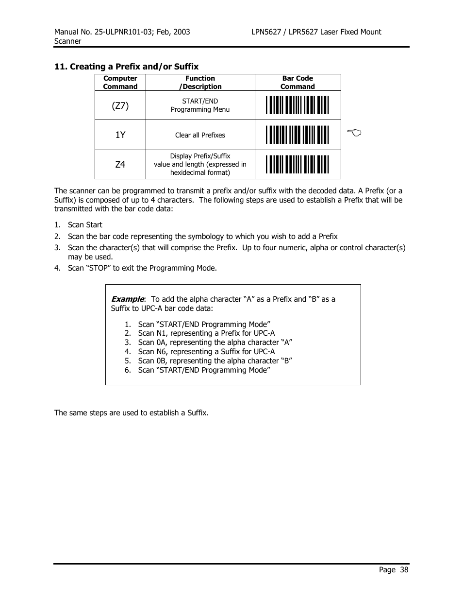 Opticon LPR5627 User Manual | Page 42 / 67