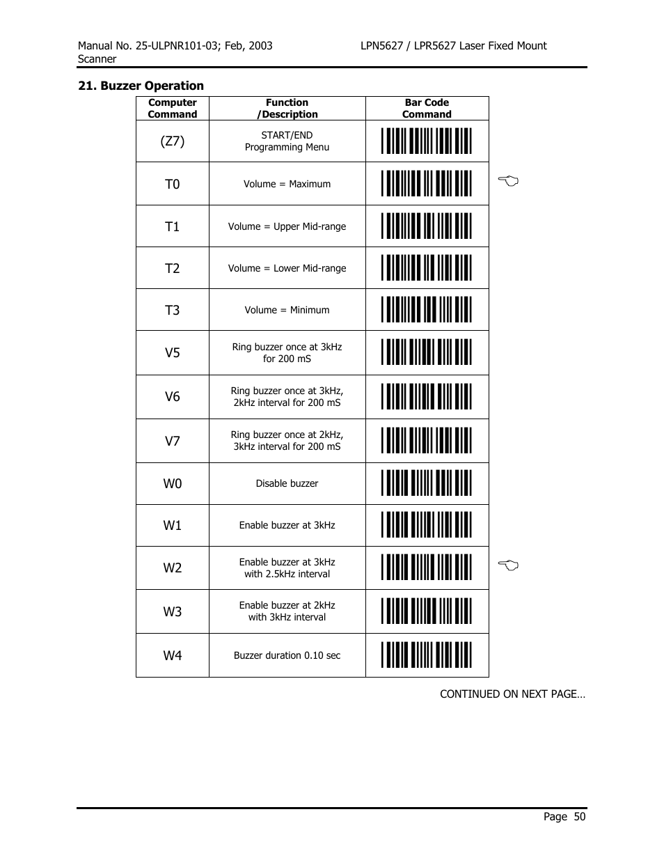 Opticon LPR5627 User Manual | Page 54 / 67