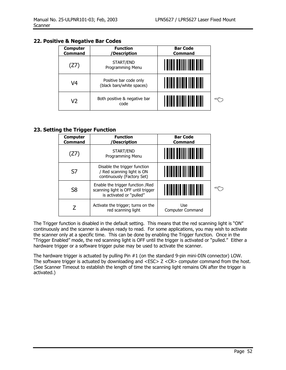 Opticon LPR5627 User Manual | Page 56 / 67