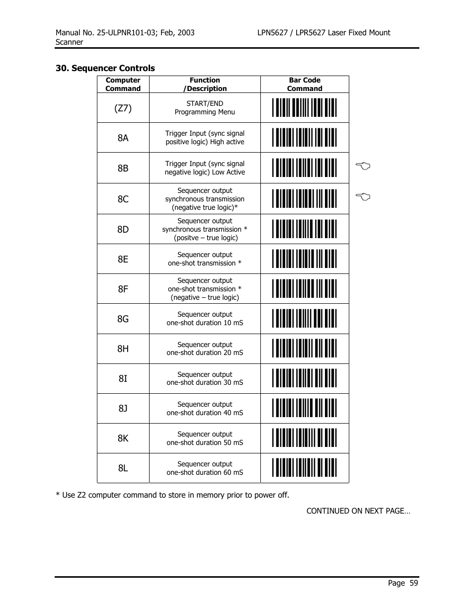 Opticon LPR5627 User Manual | Page 63 / 67