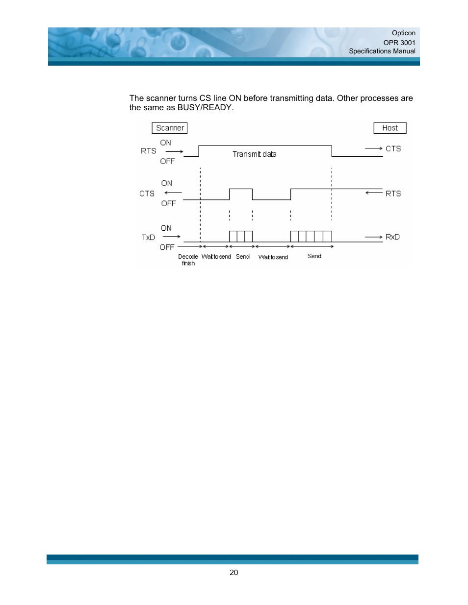 Opticon OPR 3001 User Manual | Page 20 / 40