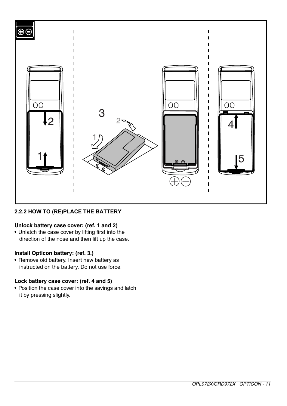 Opticon OPL972X User Manual | Page 11 / 23