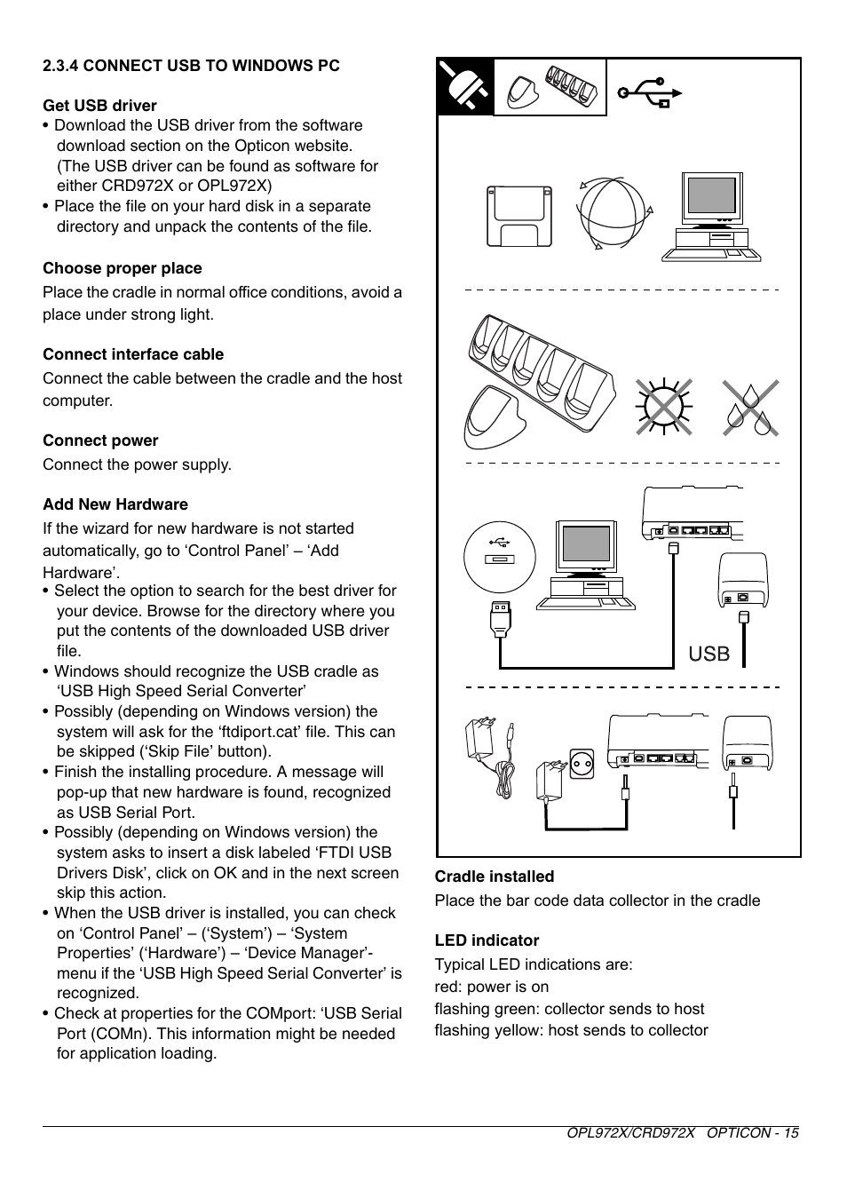 Opticon OPL972X User Manual | Page 15 / 23