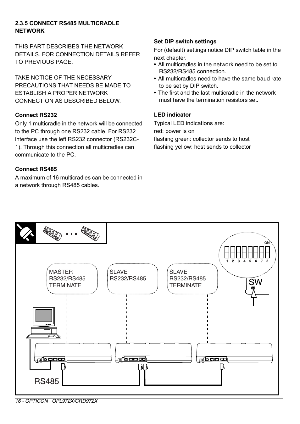 Opticon OPL972X User Manual | Page 16 / 23