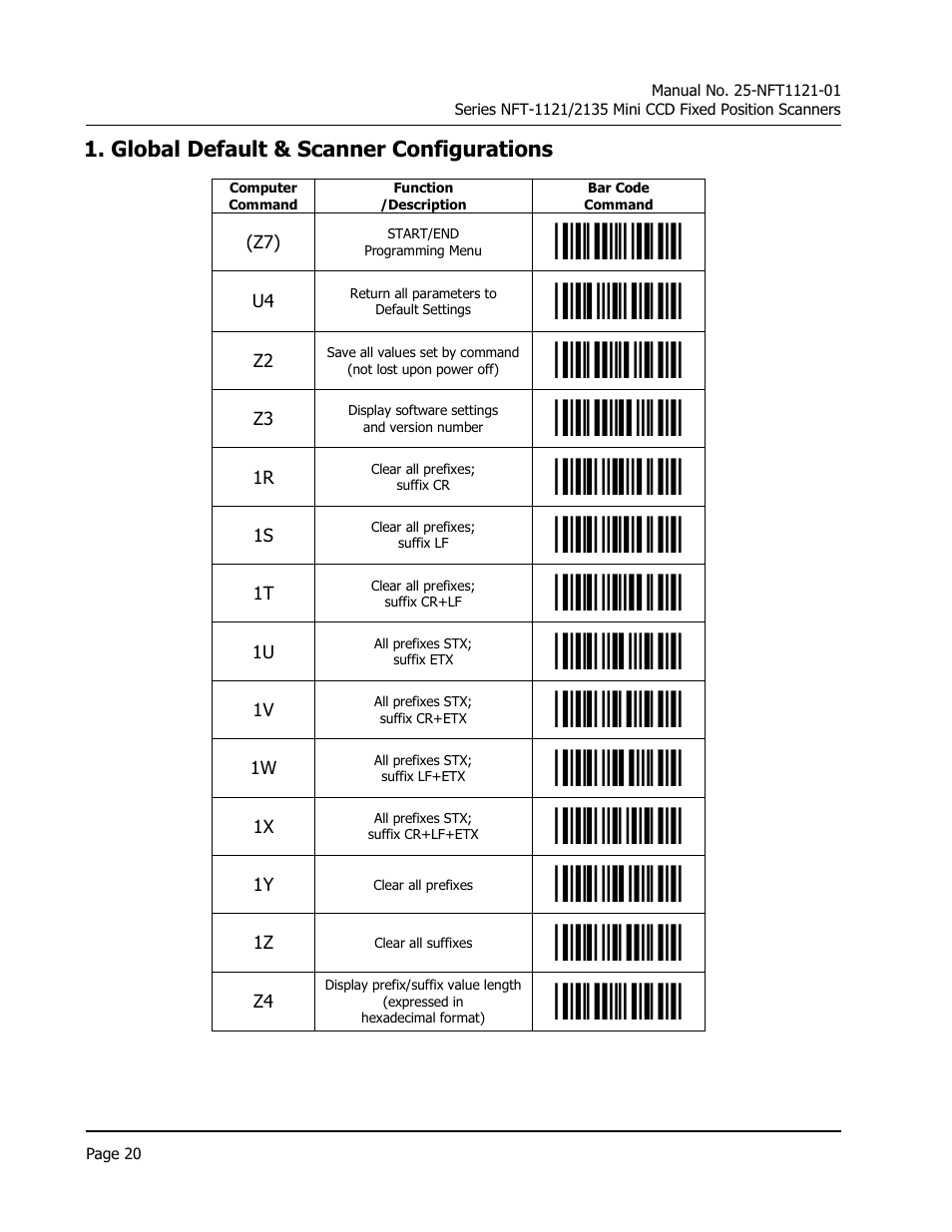 Opticon NFT 1125 User Manual | Page 26 / 61