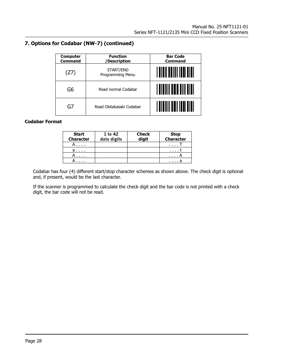 Opticon NFT 1125 User Manual | Page 34 / 61