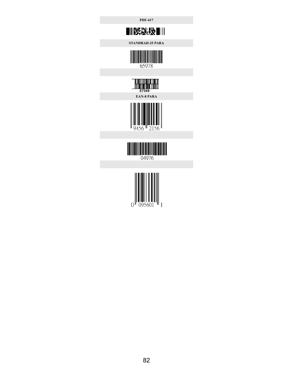 Opticon LGZ 7225 User Manual | Page 82 / 87