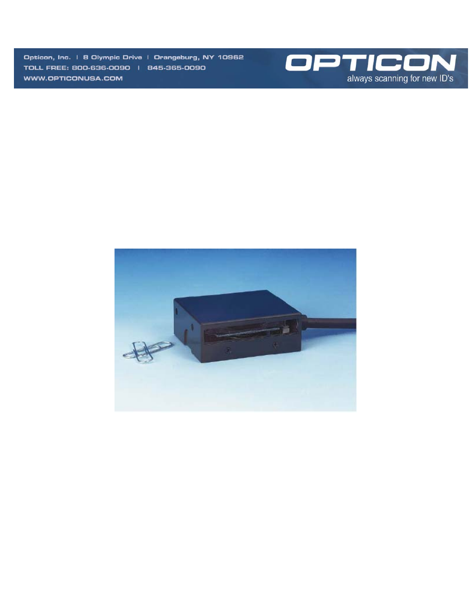 Opticon NFT 2100 User Manual | 71 pages