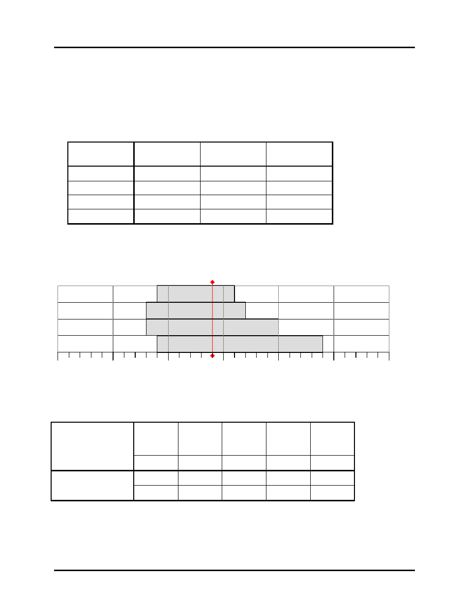 Appendix e, Nft 2100 depth of field table, Nft 2100 depth of field chart | Nft 2100 field of view table | Opticon NFT 2100 User Manual | Page 68 / 71