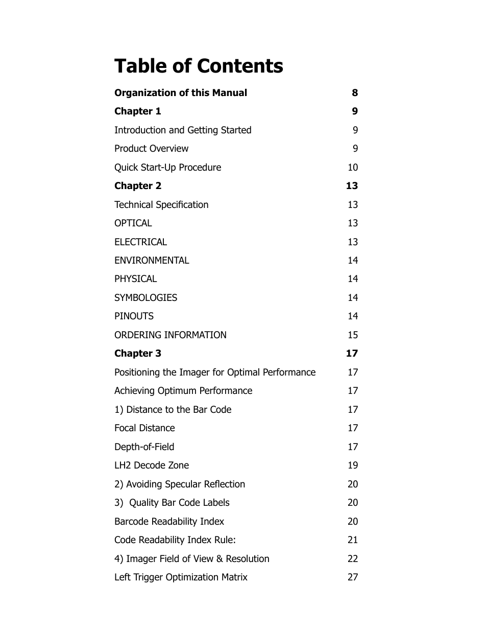 Opticon LH2 User Manual | Page 4 / 102