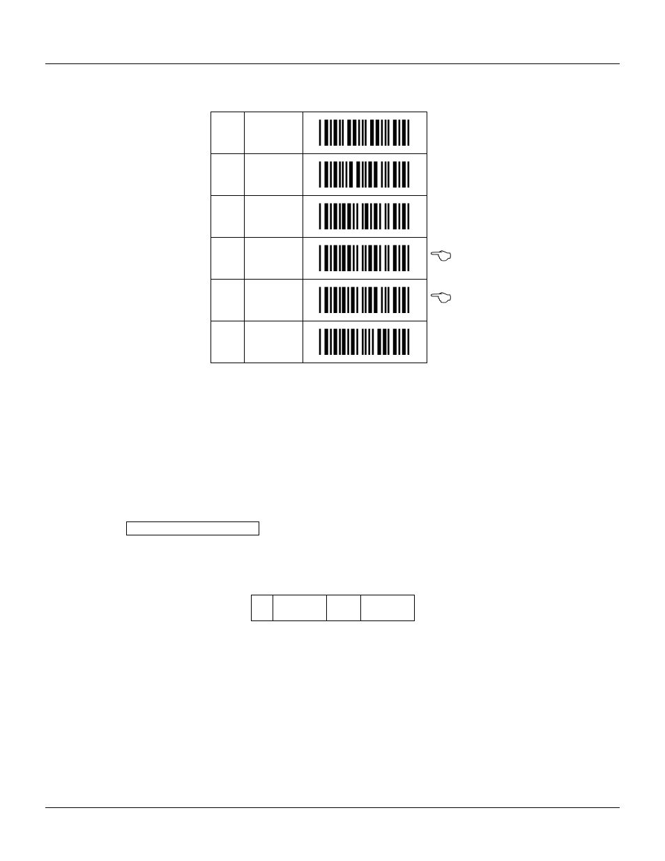 Code 128, ean 128 settings, Start/end program menu | Opticon 25-ULGPMU01-01 User Manual | Page 31 / 61