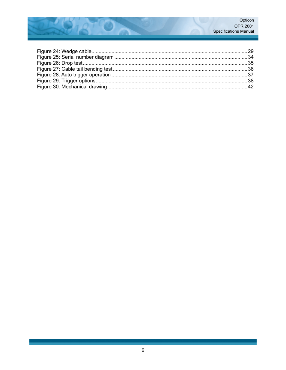 Opticon OPR 2001 User Manual | Page 6 / 42